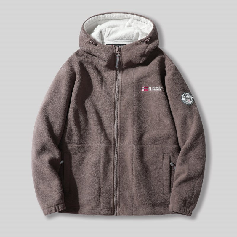 Ultra-Warm Unisex Fleece Jacket - Comfortable and Stylish
