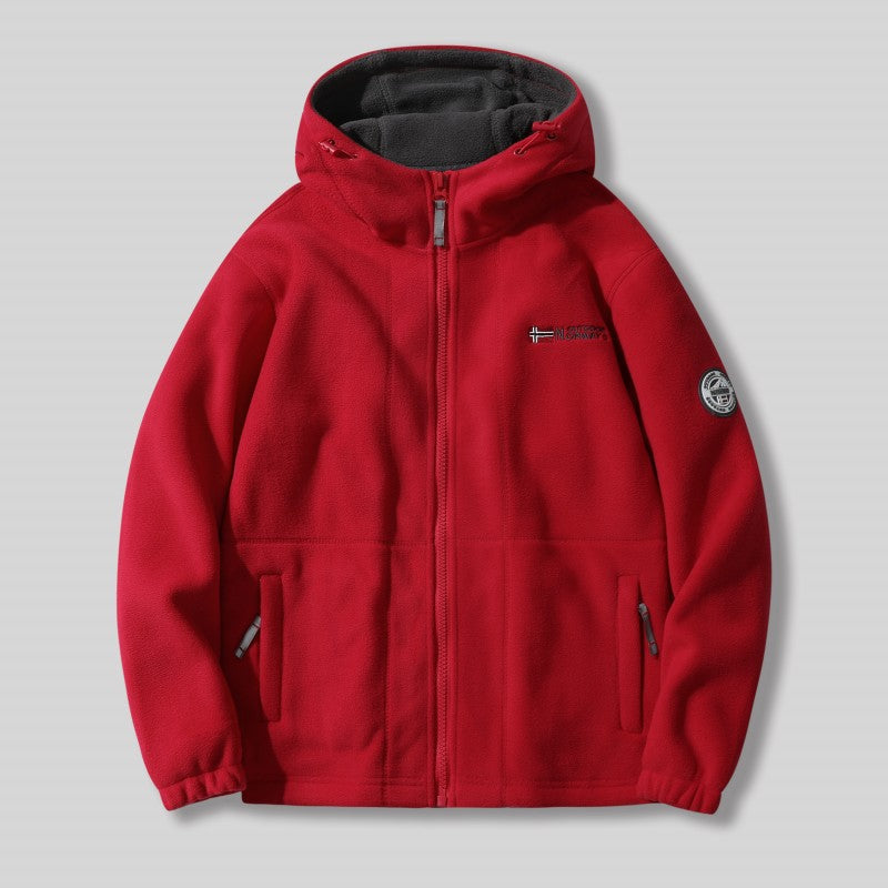 Ultra-Warm Unisex Fleece Jacket - Comfortable and Stylish