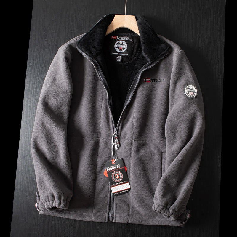 Ultra-Warm Unisex Fleece Jacket - Comfortable and Stylish