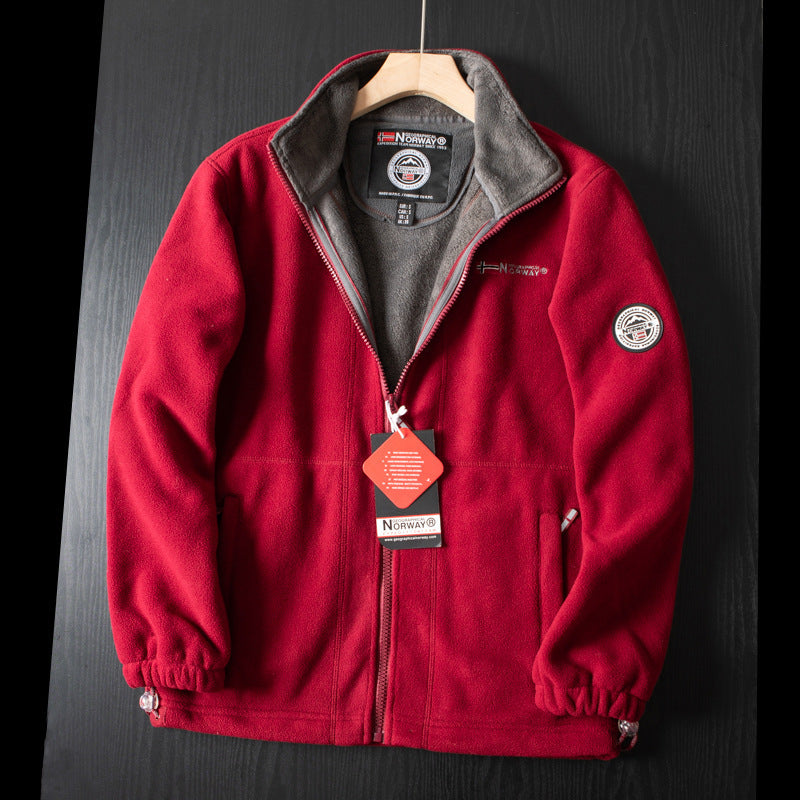 Ultra-Warm Unisex Fleece Jacket - Comfortable and Stylish