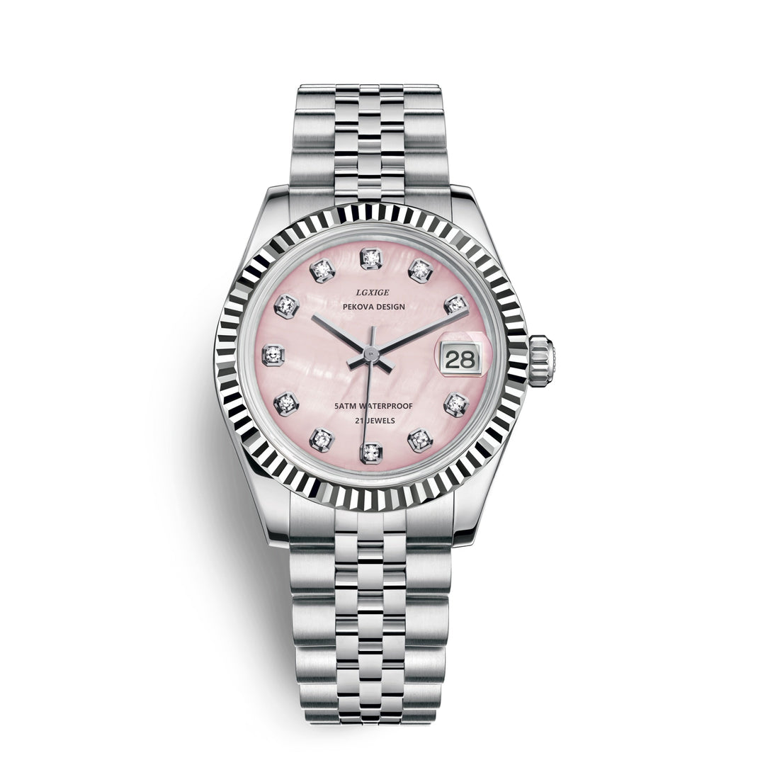 Classic Stainless Steel Watch No. 296 – Timeless Elegance & Modern Precision