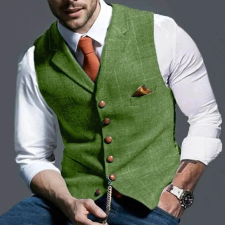 Men’s Vintage Waistcoat – Classic Heritage with Layered Style