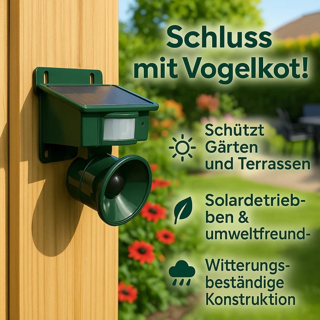 Keep Pigeons Off Your Balcony and Garden | Bird Defense Device | VogelBlock