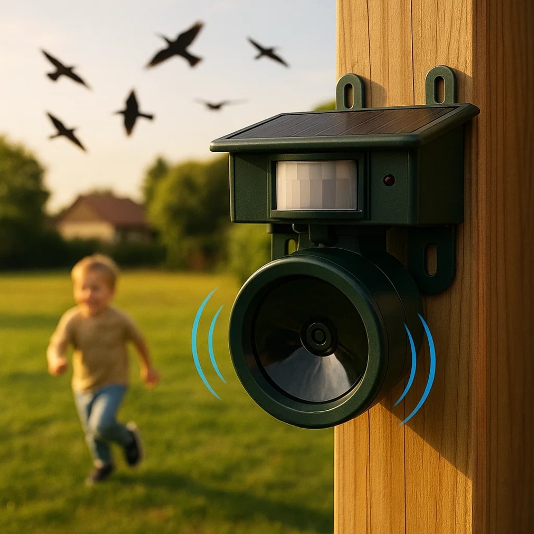 Keep Pigeons Off Your Balcony and Garden | Bird Defense Device | VogelBlock