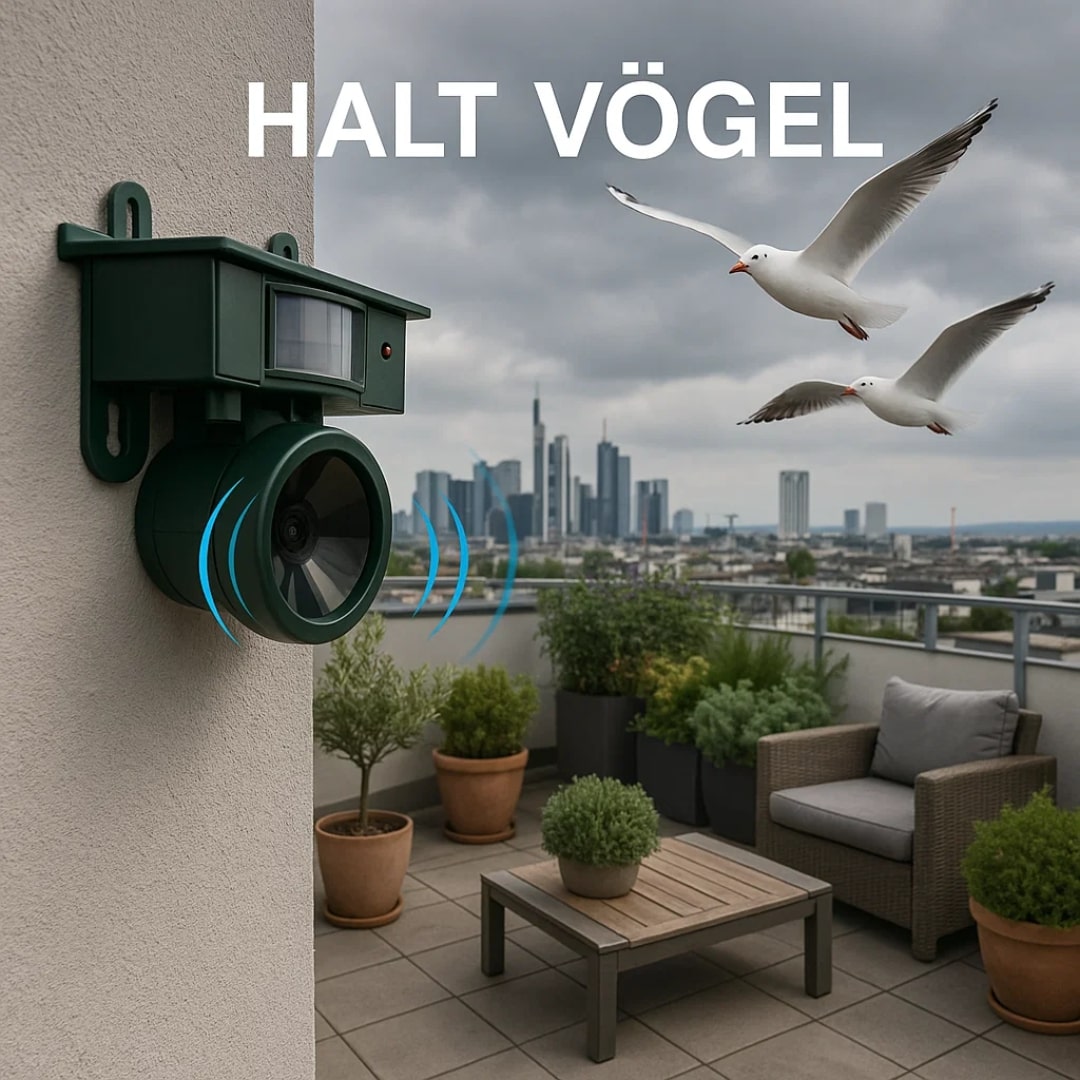 Keep Pigeons Off Your Balcony and Garden | Bird Defense Device | VogelBlock