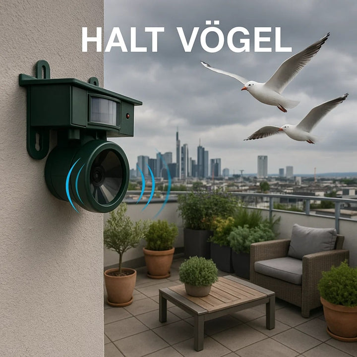 Keep Pigeons Off Your Balcony and Garden | Bird Defense Device | VogelBlock