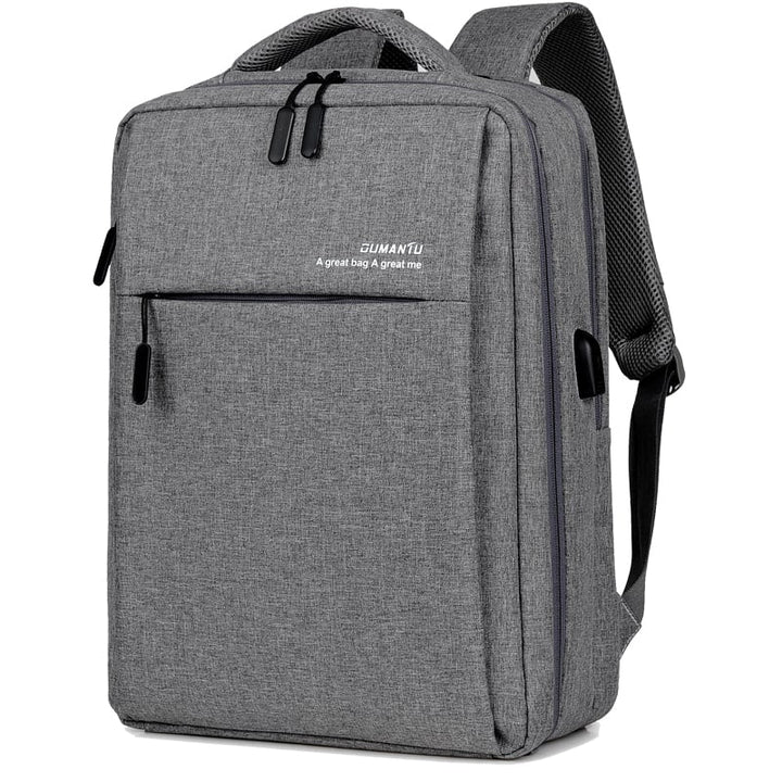 Water Resistant Laptop Backpack with USB Charging Port Slim Padded Design