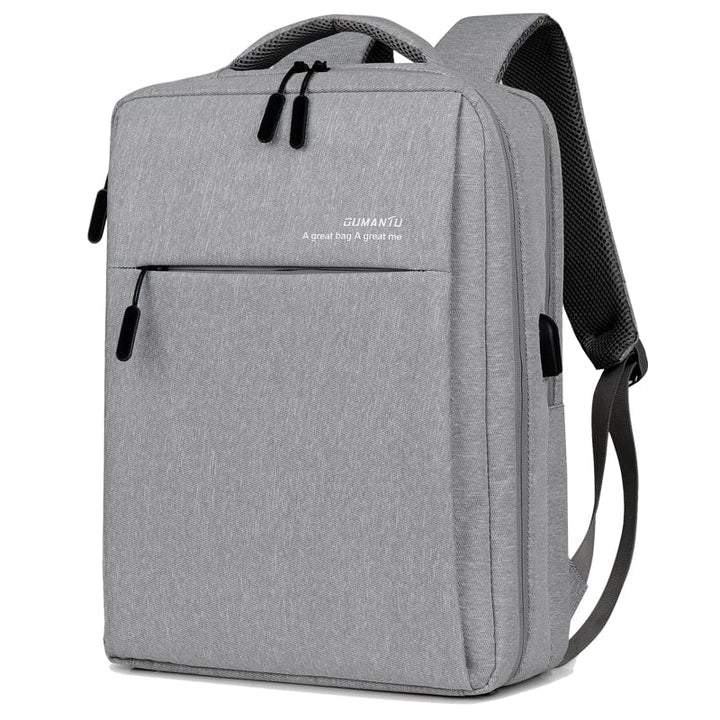Water Resistant Laptop Backpack with USB Charging Port Slim Padded Design