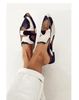 Women's Calf-Hair Cow-Print Mule Loafers