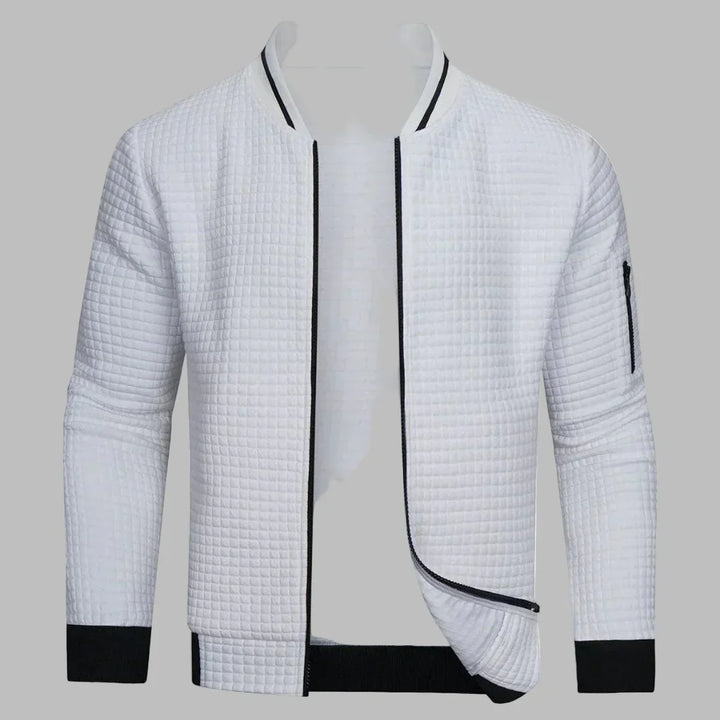 Comfortable and Warm Men’s Zip-Up Sweater