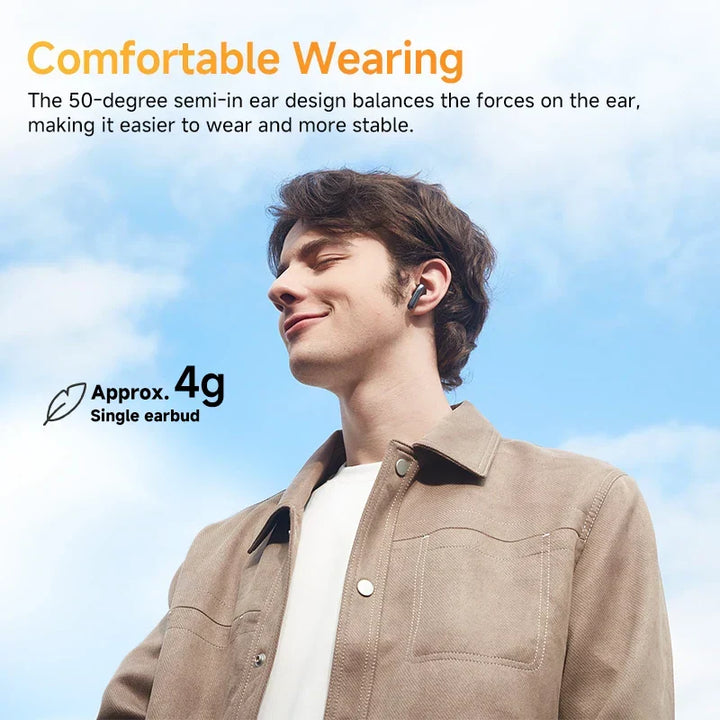 Wireless ANC Earbuds with Adaptive Audio, LDAC & 28h Playback Time