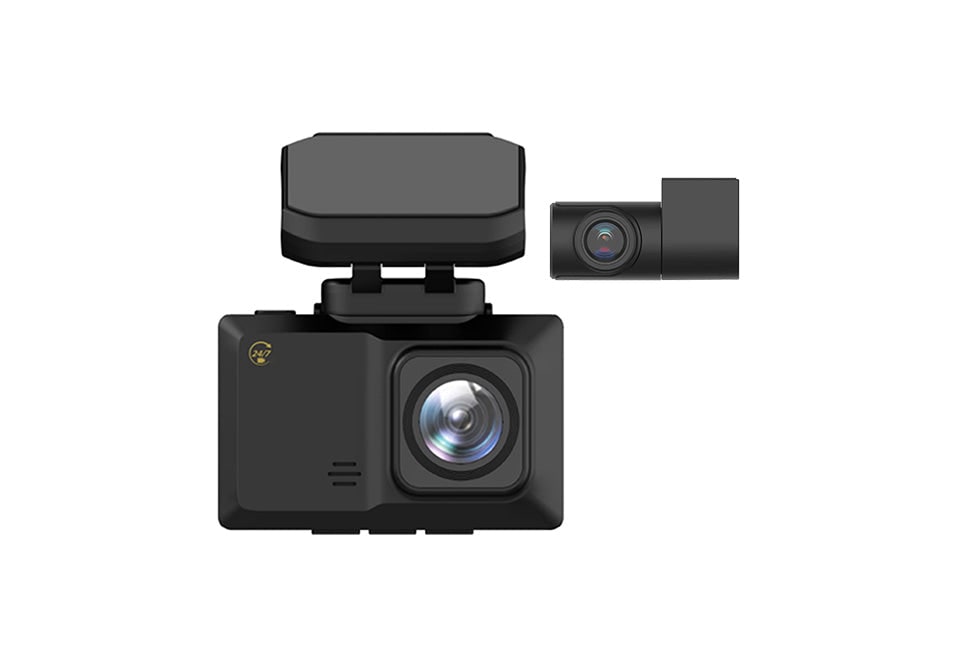 Wireless Dash Camera with Front and Rear for Car Dashboard with Lcd Screen and App Control
