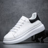 White Men's Sneakers | Thick, Comfortable Sole | Timeless Design