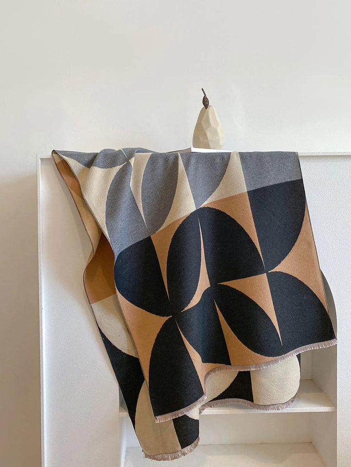 Women's Reversible Cashmere Scarf – Elegance and Warmth