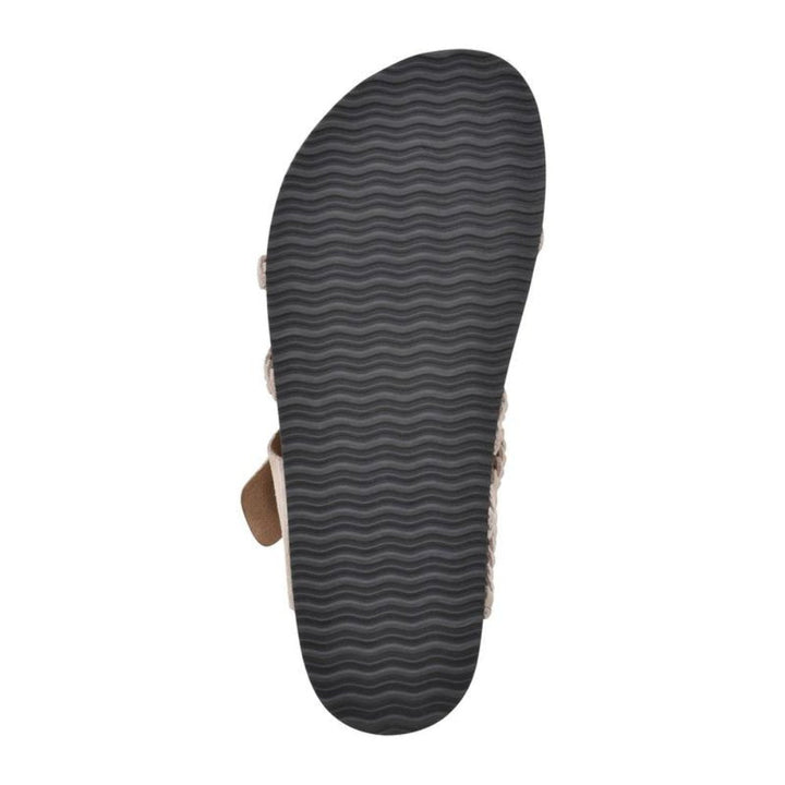 Olivia | Women's Braided Strap Buckle Sandals Cork Sole