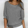 Isabella | Women's Cotton Blend 3/4 Sleeve Sweater Oversized Knit