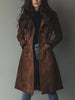 Amelia | Women's Double-Breasted Trench Coat Classic Vintage Style
