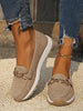 Emma | Women's Flat Loafers Slip-On Buckle Comfort Walking Shoes