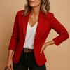 Harper | Women's One Button Blazer Fitted Slim Cut Notched Lapel