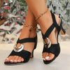 Grace | Women's Orthopedic Block-Heel Strappy Sandals