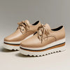 Grace | Women's Platform Oxford Shoes Lace Up Wedge Sneakers