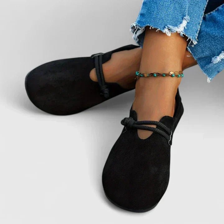 Harper | Women's Rope Detail Loafers Round Toe Slip-On Flat