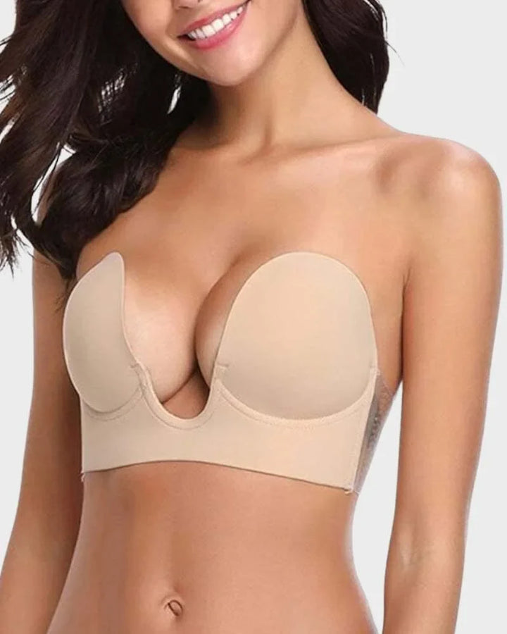 Strapless Backless Self-Adhesive Push-Up Bra