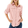 Aria | Women's UPF 50 Long Sleeve Hiking Shirt Roll-Up Safari