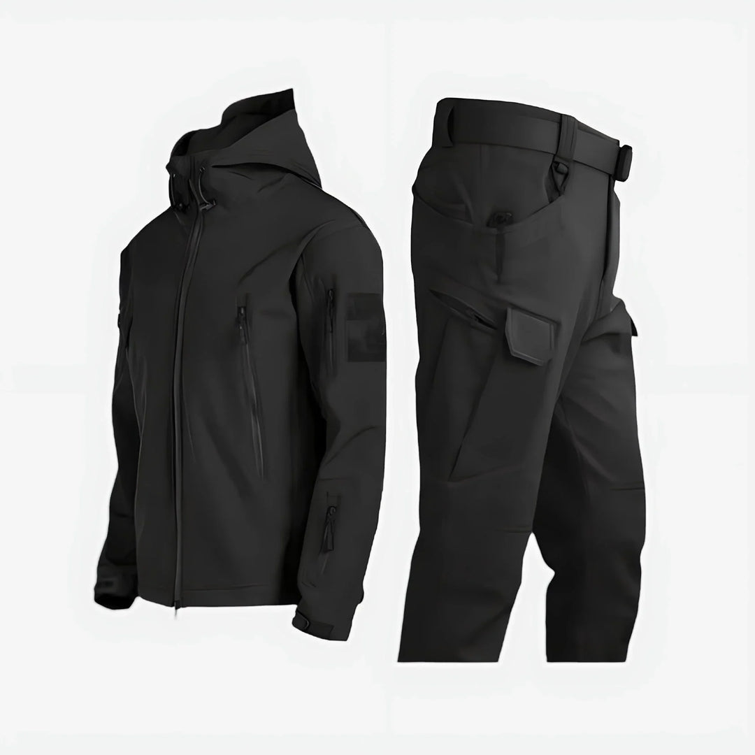 Waterproof Hooded Jacket and Cargo Pant Tactical Set