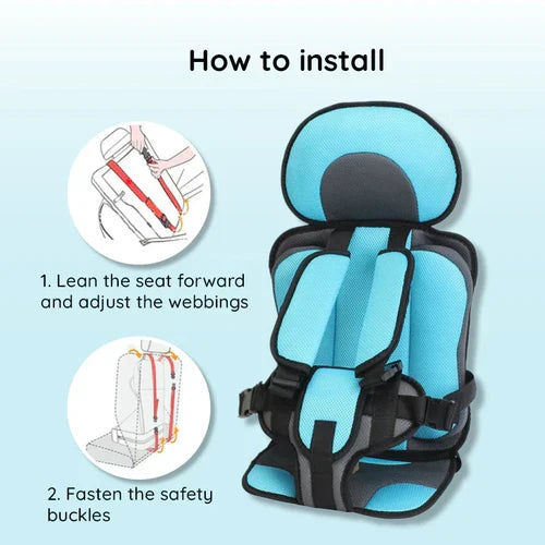 Portable Foldable Car Booster Seat for Children