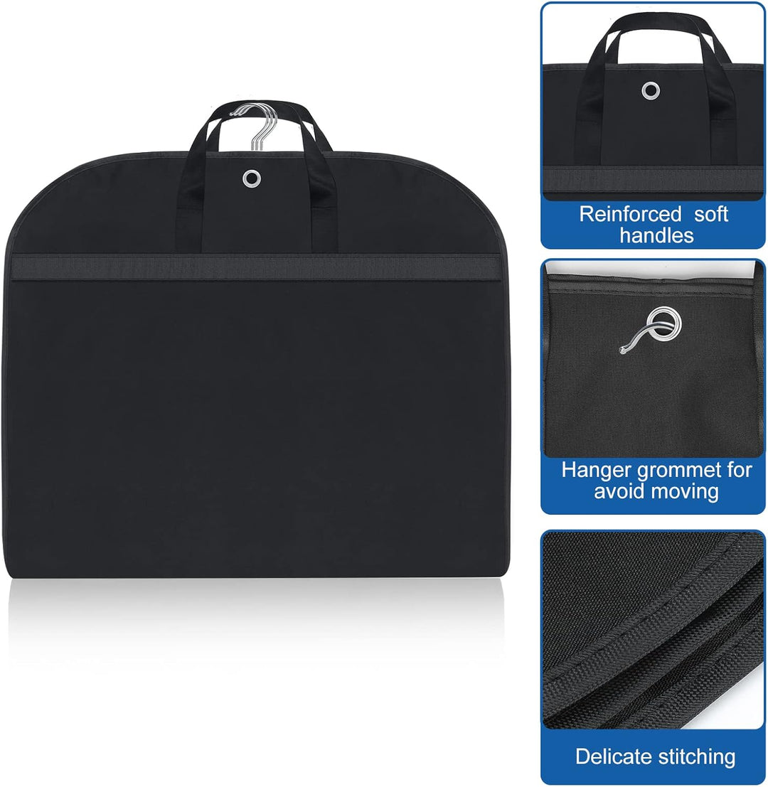 Waterproof Oxford Fabric Garment Bag – Suit Cover with Side Gusset and Pockets (Buy 1, Get 1 FREE)