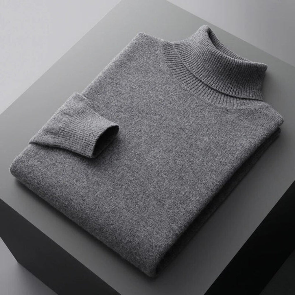 Men’s Turtleneck Sweater – Elegant Layer with Refined Look