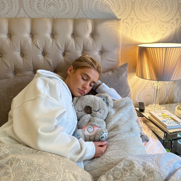 Cuddly Friend with Simulated Breathing & Night Light | Stress Relief