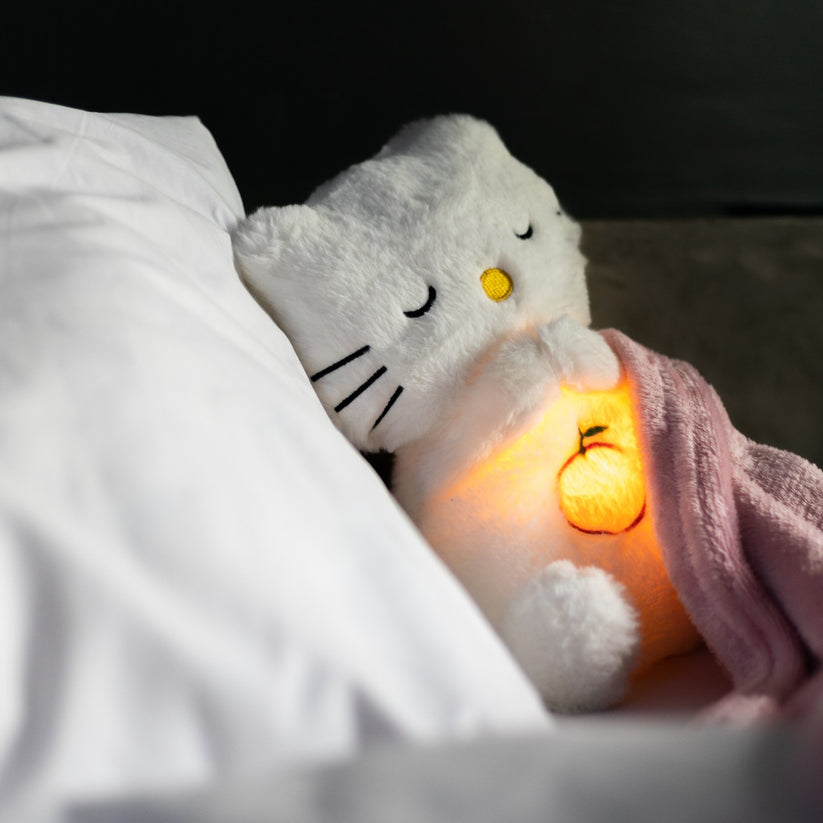 Cuddly Friend with Simulated Breathing & Night Light | Stress Relief