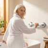 Suction grab handle for the shower, drill-free bathroom safety handle, 15.7 inch