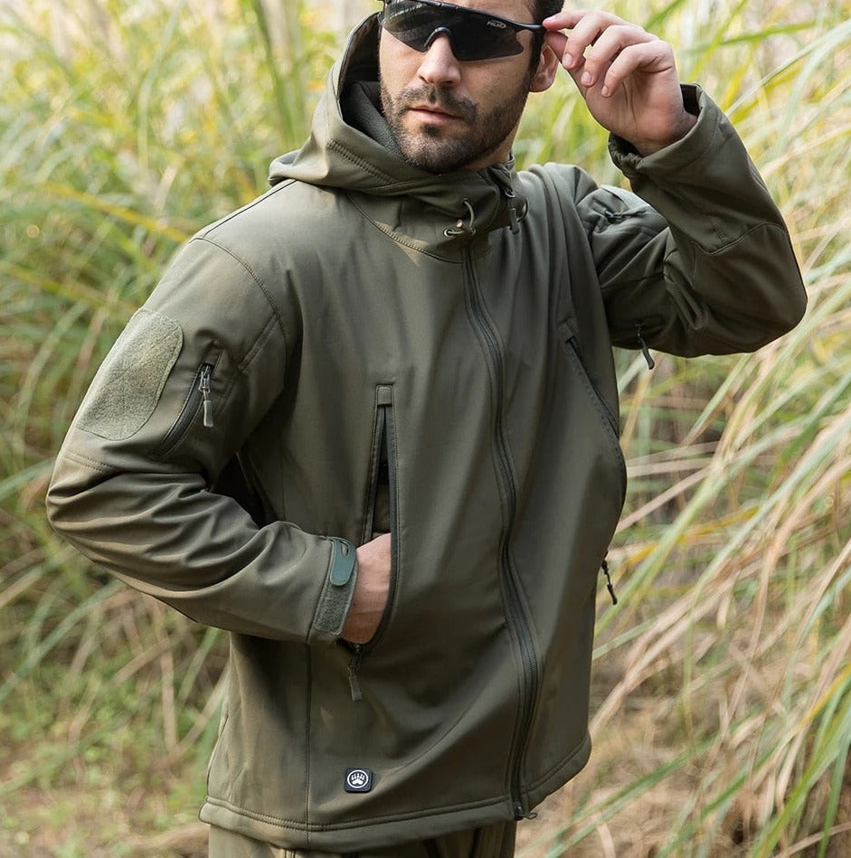 Waterproof Windproof Fleece-Lined Outdoor Jacket and Pants Set